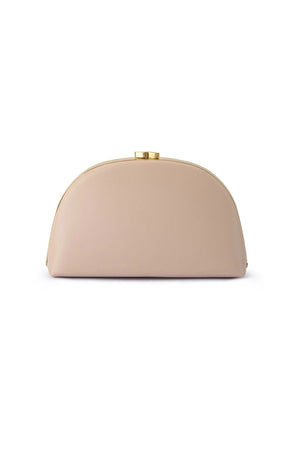 Bags OS / NATRUAL CELESTE CURVED CLUTCH IN NATURAL