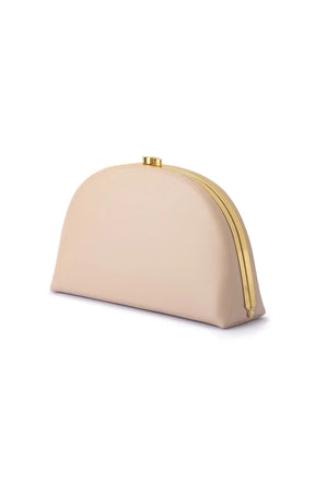 Bags OS / NATRUAL CELESTE CURVED CLUTCH IN NATURAL