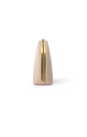 Bags OS / NATRUAL CELESTE CURVED CLUTCH IN NATURAL