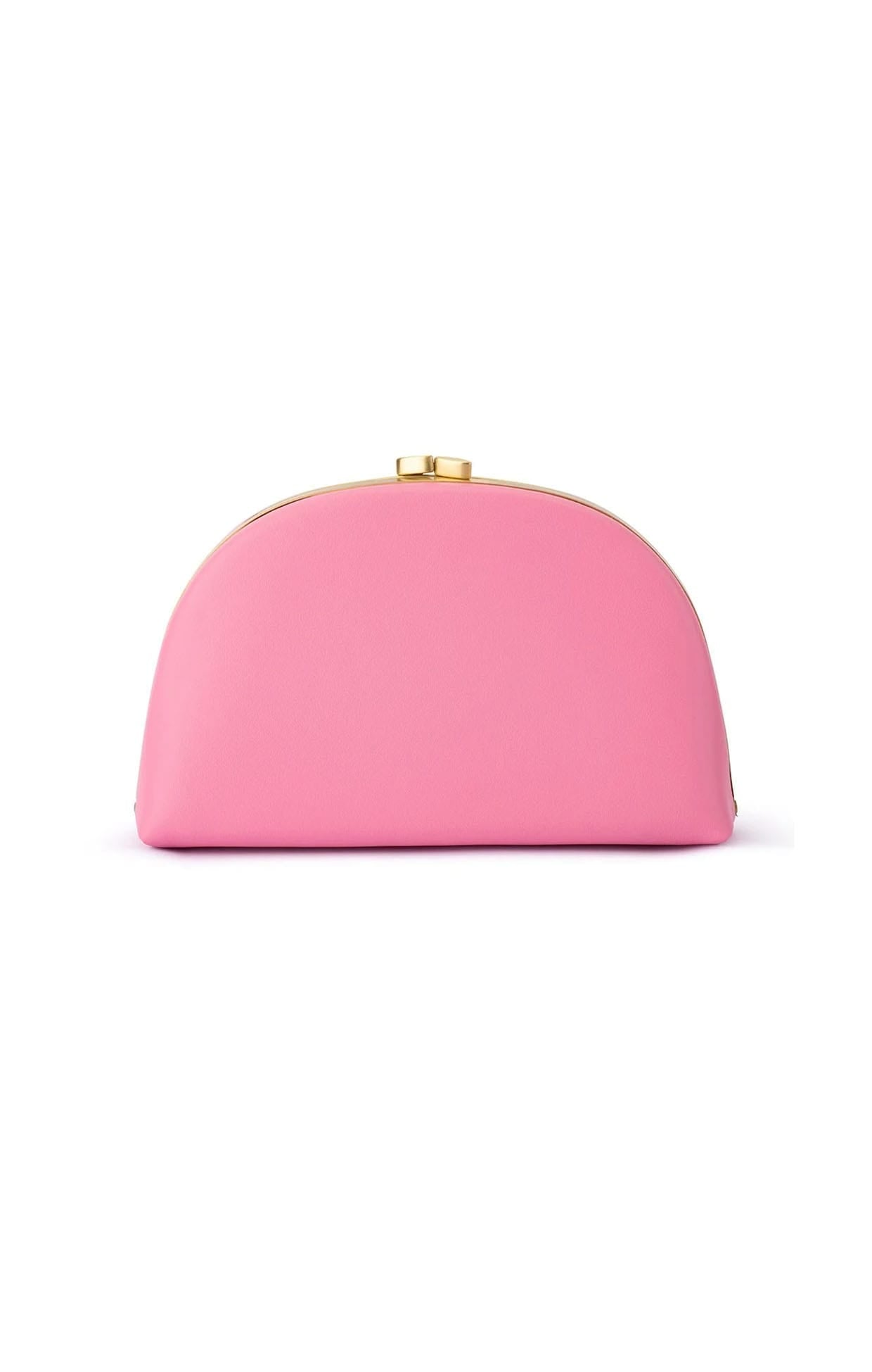 Bags OS / PINK CELESTE CURVED CLUTCH IN PINK