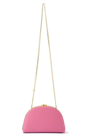 Bags OS / PINK CELESTE CURVED CLUTCH IN PINK