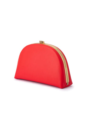 Bags OS / RED CELESTE CURVED CLUTCH IN RED