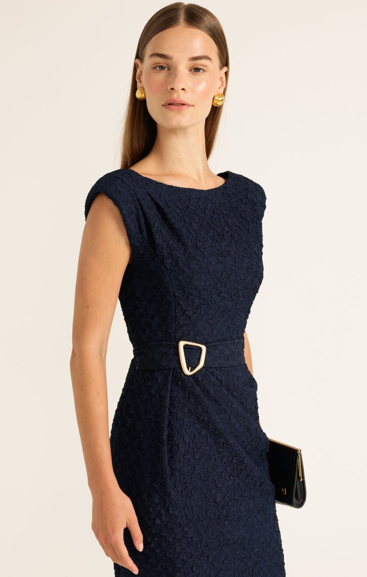 OS / GOLD BRUSHED GOLD BUCKLE ACCESSORY