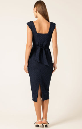 Dresses Events CELESTIAL DRESS IN NAVY