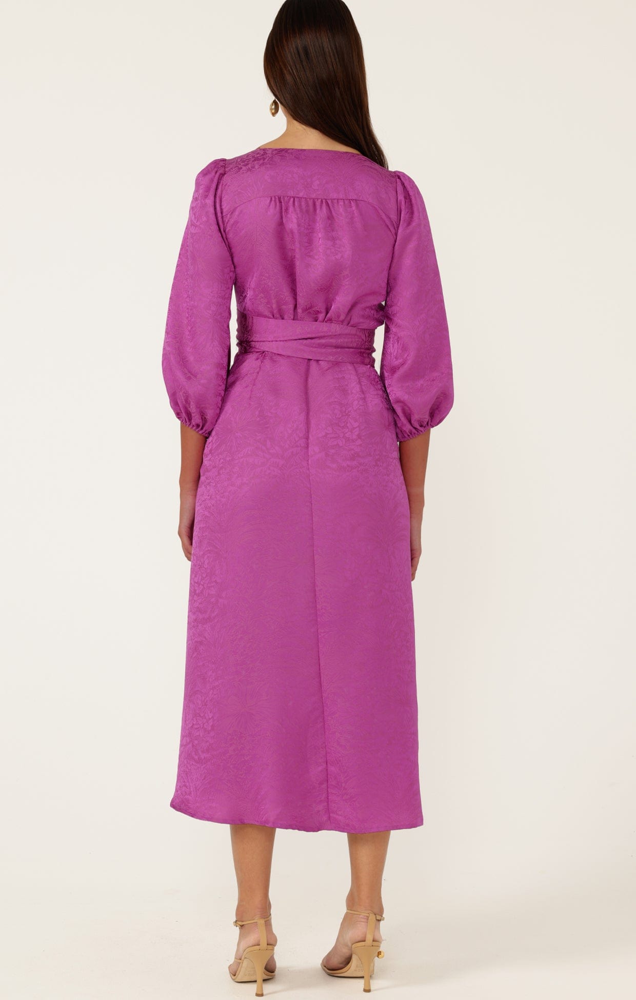Dresses Events CHATEAU WRAP DRESS MAGENTA