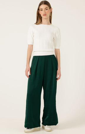 Pants PLEATED TROUSER IN EMERALD