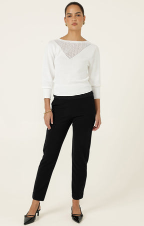 Pants Multi Occasion TAPERED LEG PANT IN BLACK