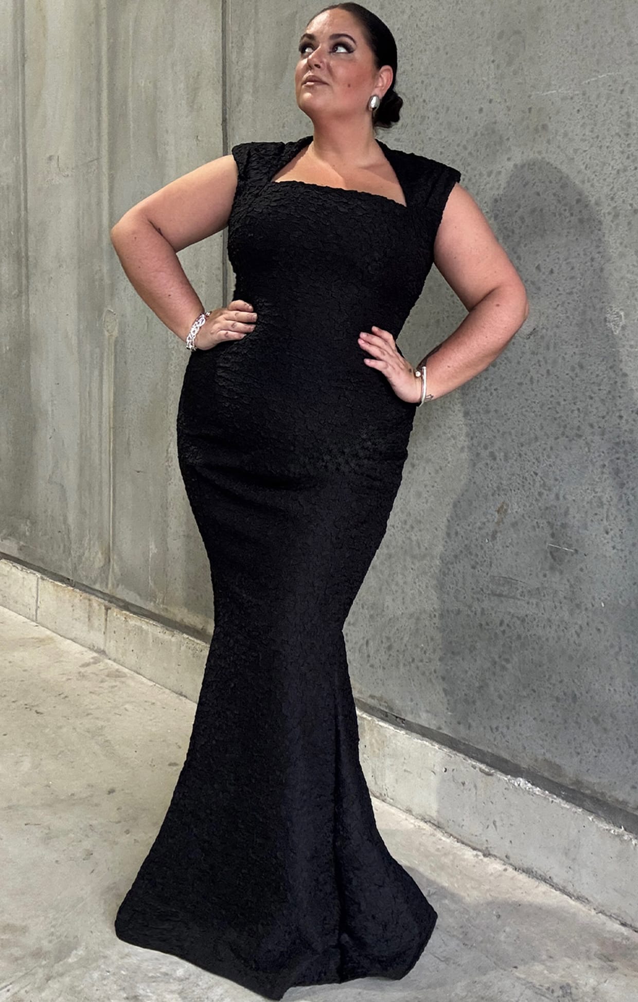 Dresses Events GALA ROYALE GOWN IN BLACK