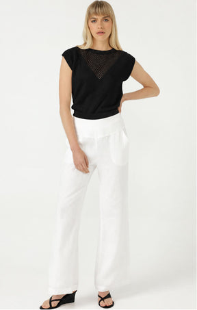 Knitwear CHLOE KNIT TOP IN BLACK