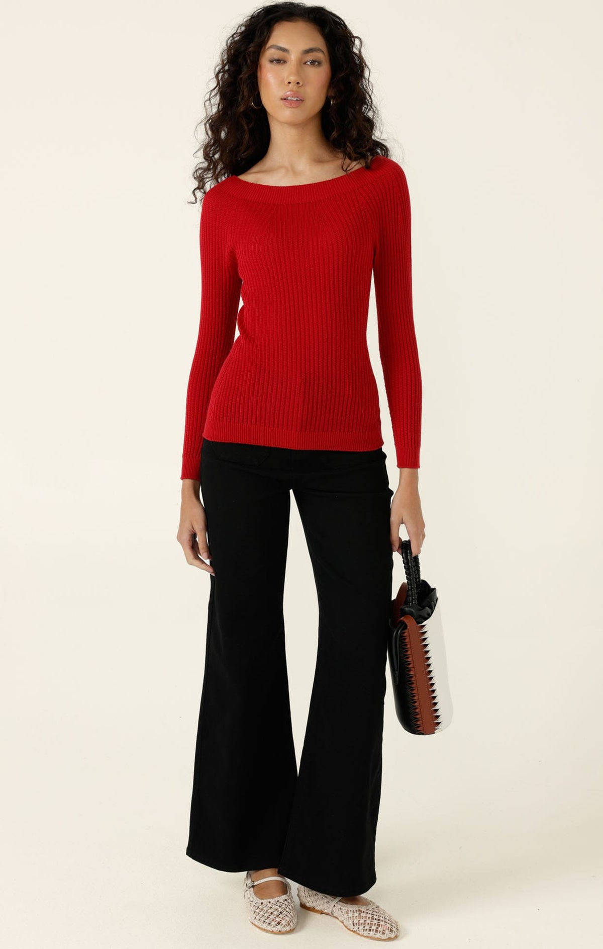 Knitwear CLAIRE KNIT IN RED