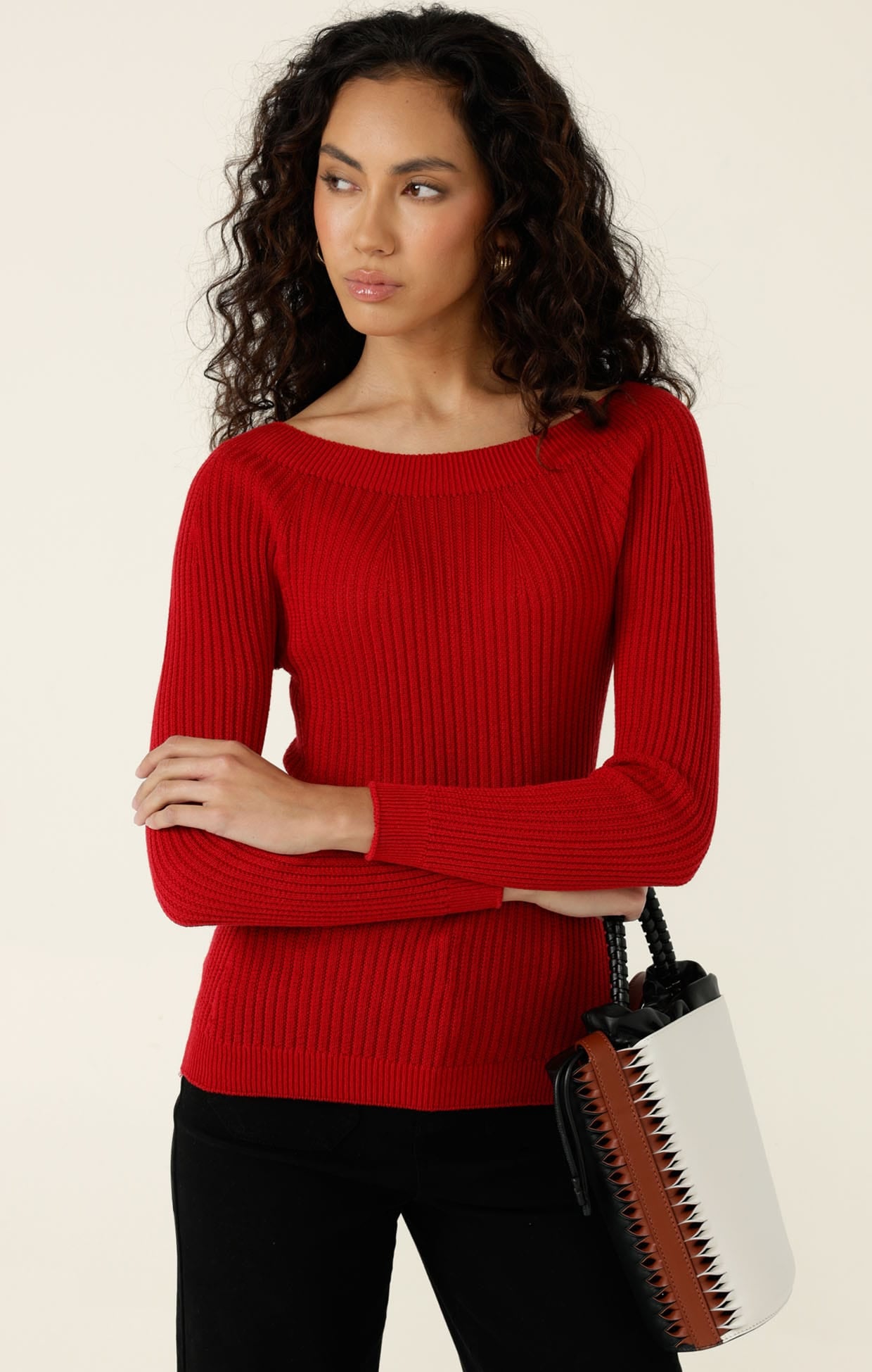 Knitwear CLAIRE KNIT IN RED