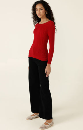 Knitwear CLAIRE KNIT IN RED