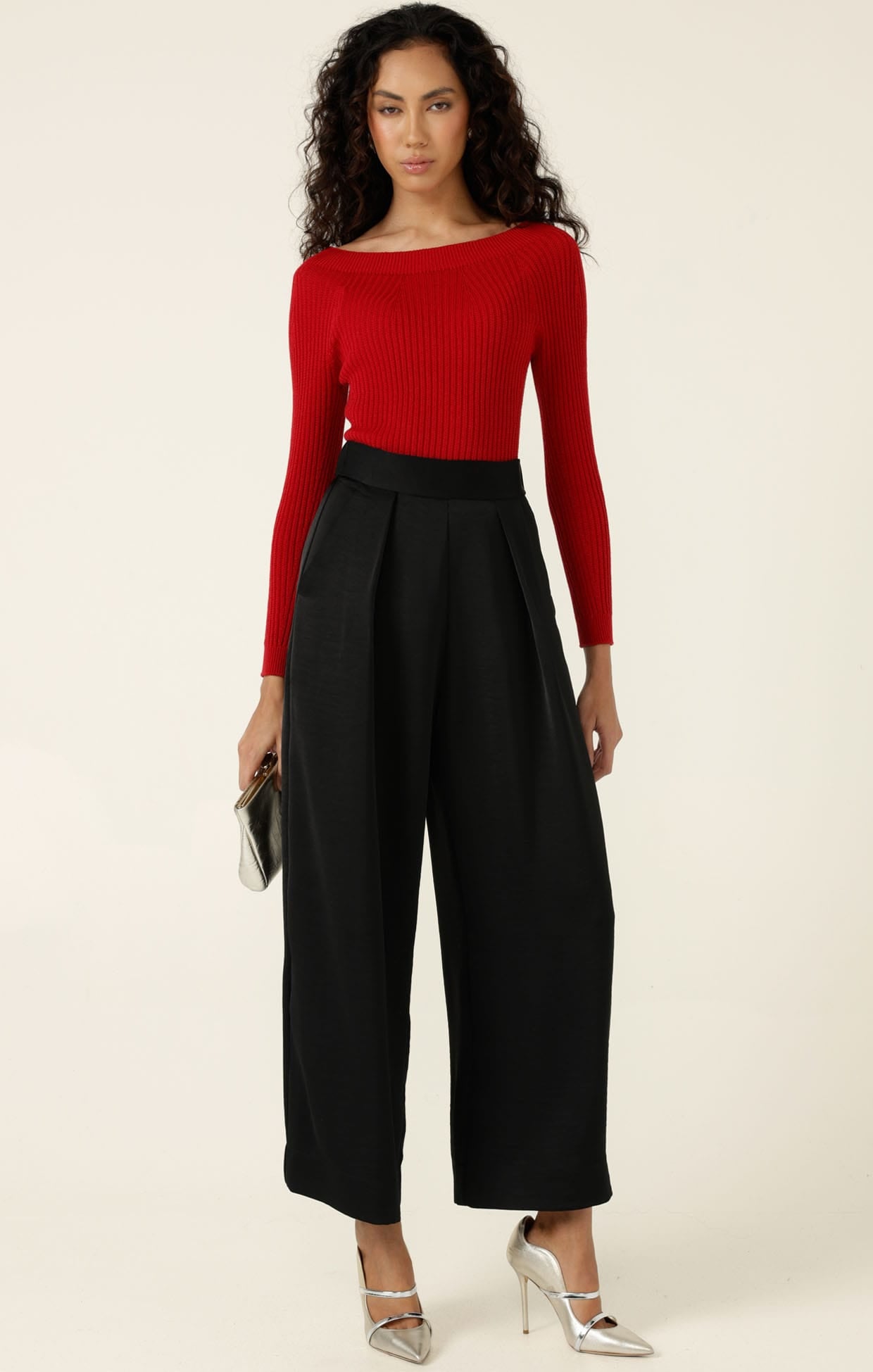 Knitwear CLAIRE KNIT IN RED