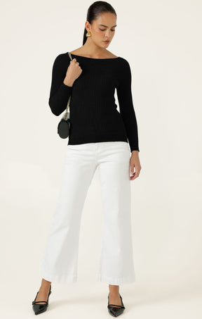 Knitwear CLAIRE KNIT IN BLACK