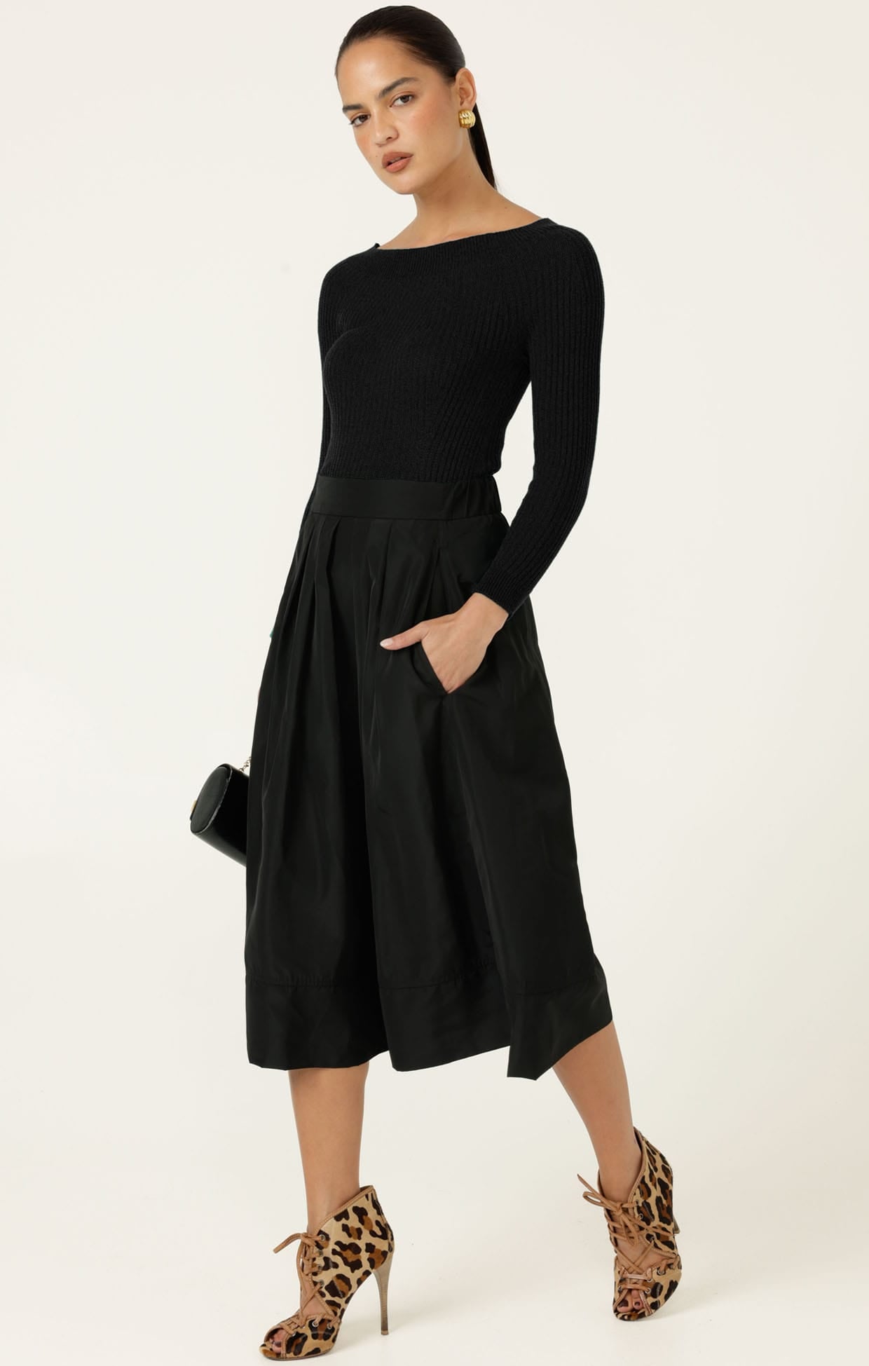 Knitwear CLAIRE KNIT IN BLACK