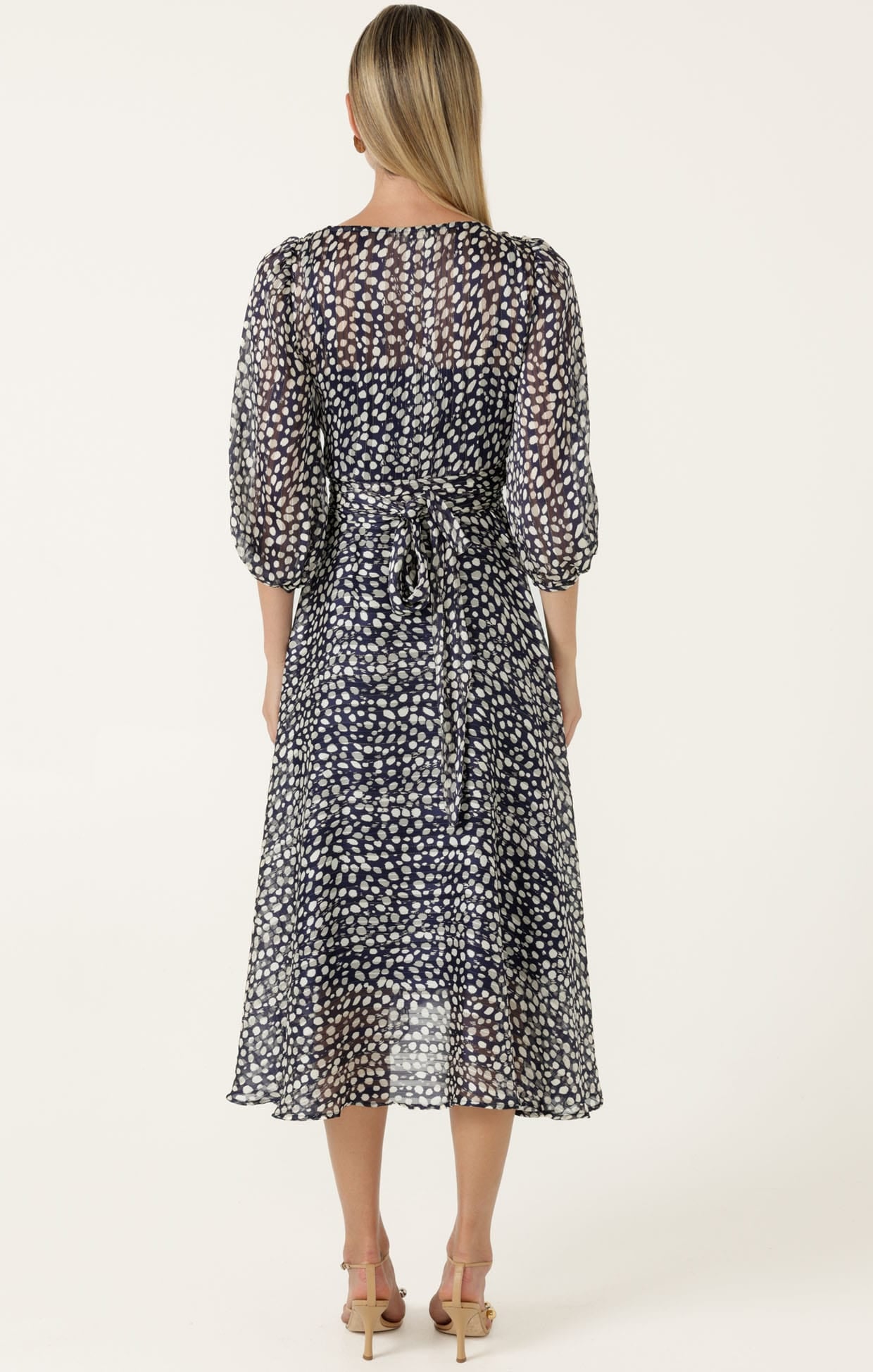 Dresses Multi Occasion CLOUDLAND WRAP DRESS IN NAVY