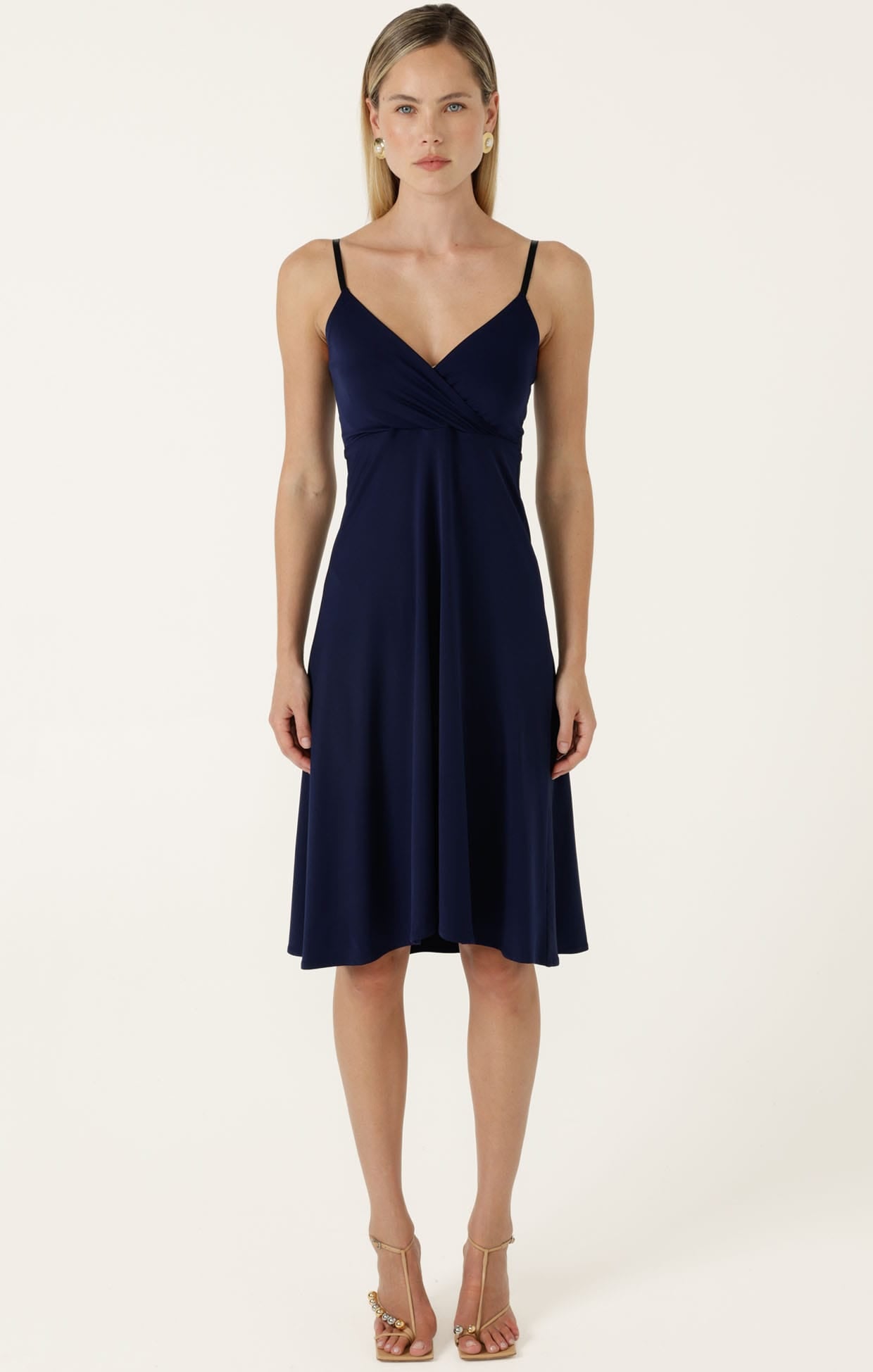 Dresses Multi Occasion CLOUDLAND WRAP DRESS IN NAVY