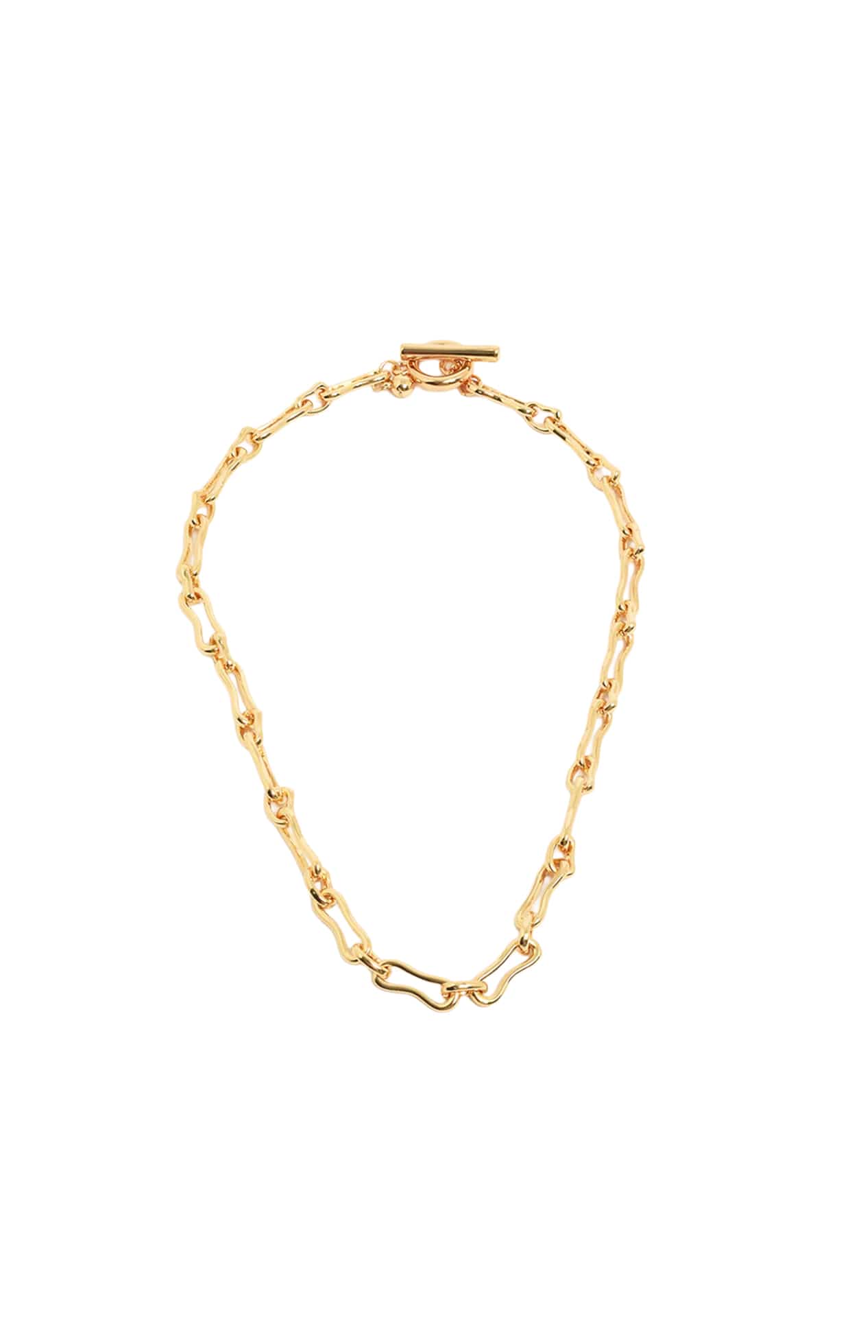 Bags OS / GOLD CONTOUR LINK NECKLACE IN GOLD