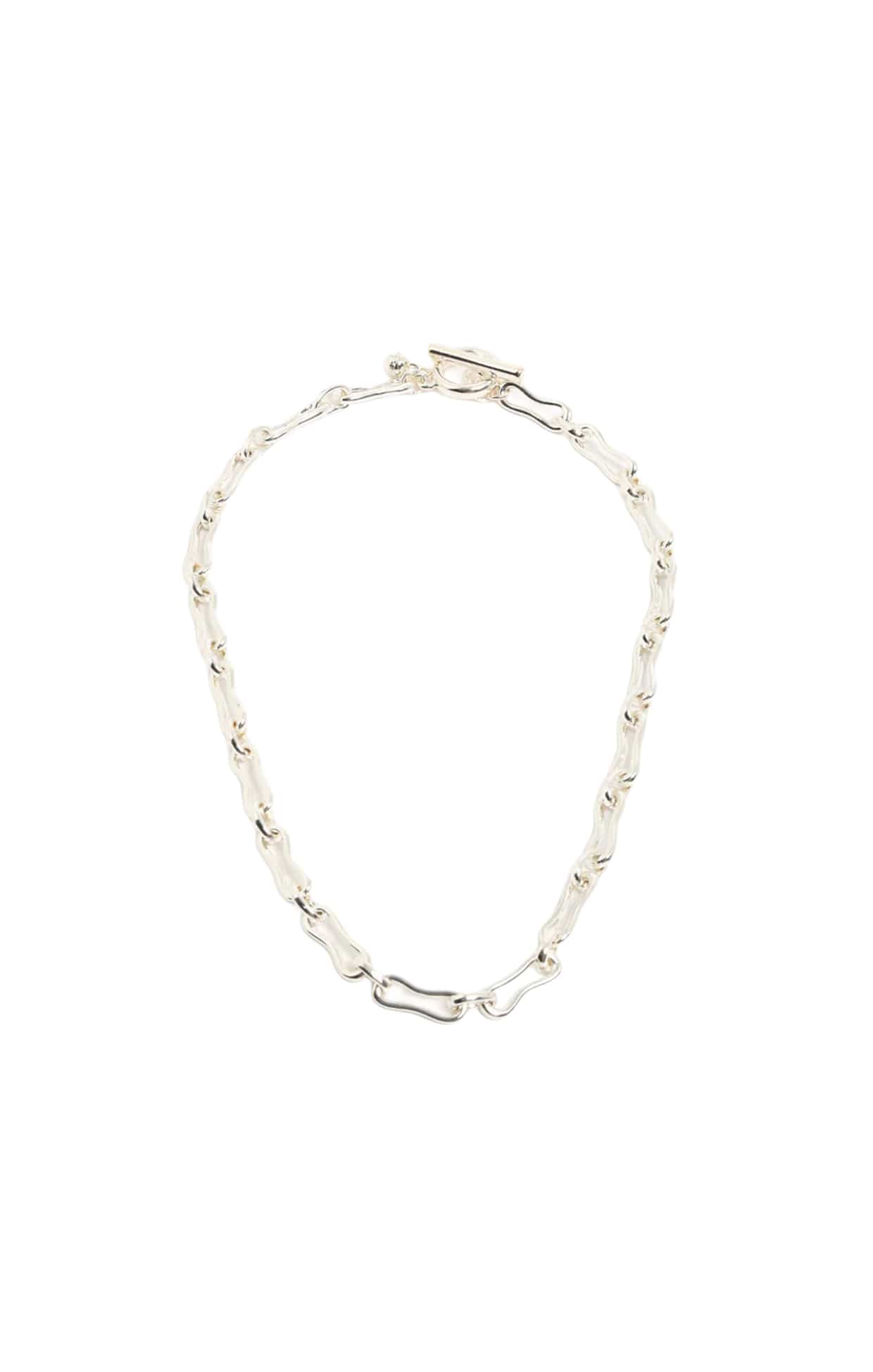 Bags OS / SILVER CONTOUR LINK NECKLACE IN SILVER