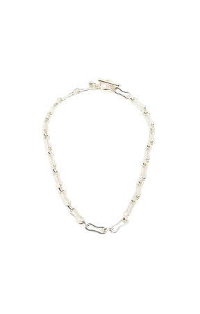 Bags OS / SILVER CONTOUR LINK NECKLACE IN SILVER