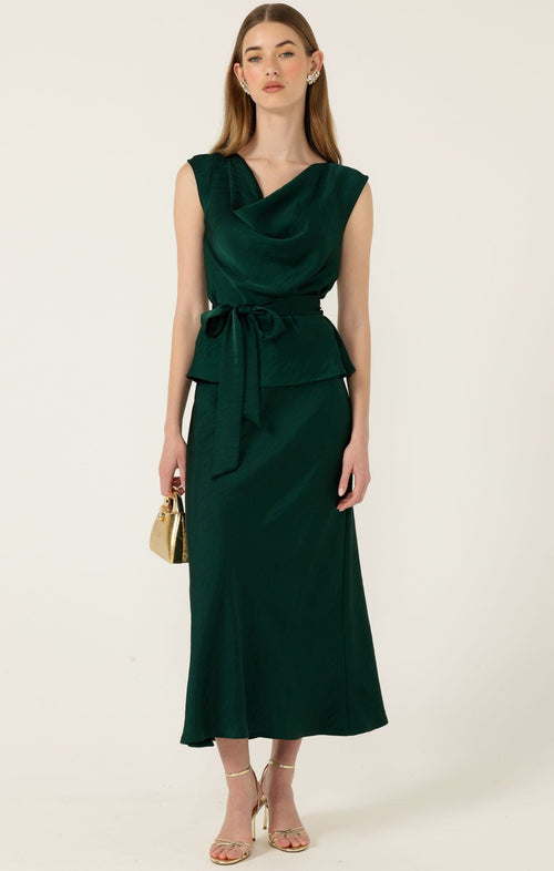 Skirts Multi Occasion LUXE BIAS MIDI SKIRT