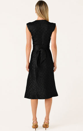 Dresses Multi Occasion CROWN WRAP DRESS IN BLACK