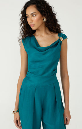 Tops Multi Occasion CYPRUS TOP IN PEACOCK