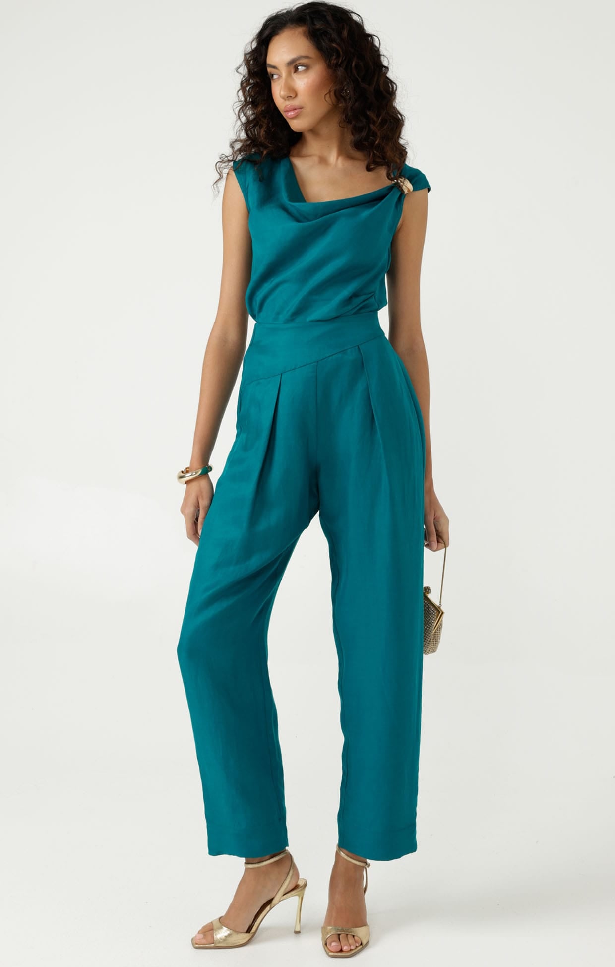 Pants CORFU PANT IN PEACOCK