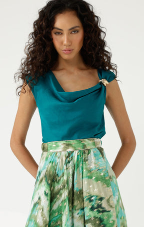 Tops Multi Occasion CYPRUS TOP IN PEACOCK