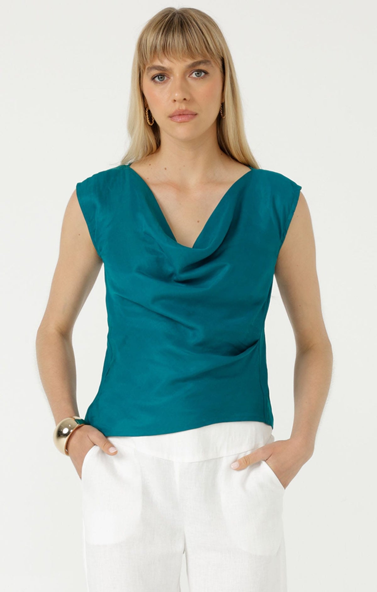 Tops Multi Occasion CYPRUS TOP IN PEACOCK