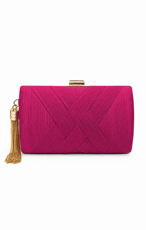 Bags OS / MAGENTA DEANNA EVENING BAG IN MAGENTA