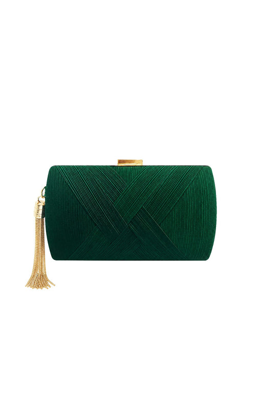 ACCESSORIES Bags Clutches One Size / Green DEANNA EVENING BAG IN EMERALD