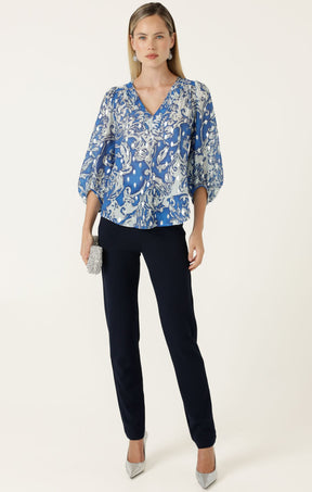 Pants Multi Occasion TAPERED LEG PANT IN NAVY