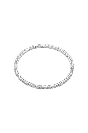 Bracelets OS / SILVER DOLCE VITA TENNIS BRACLET IN RHODIUM