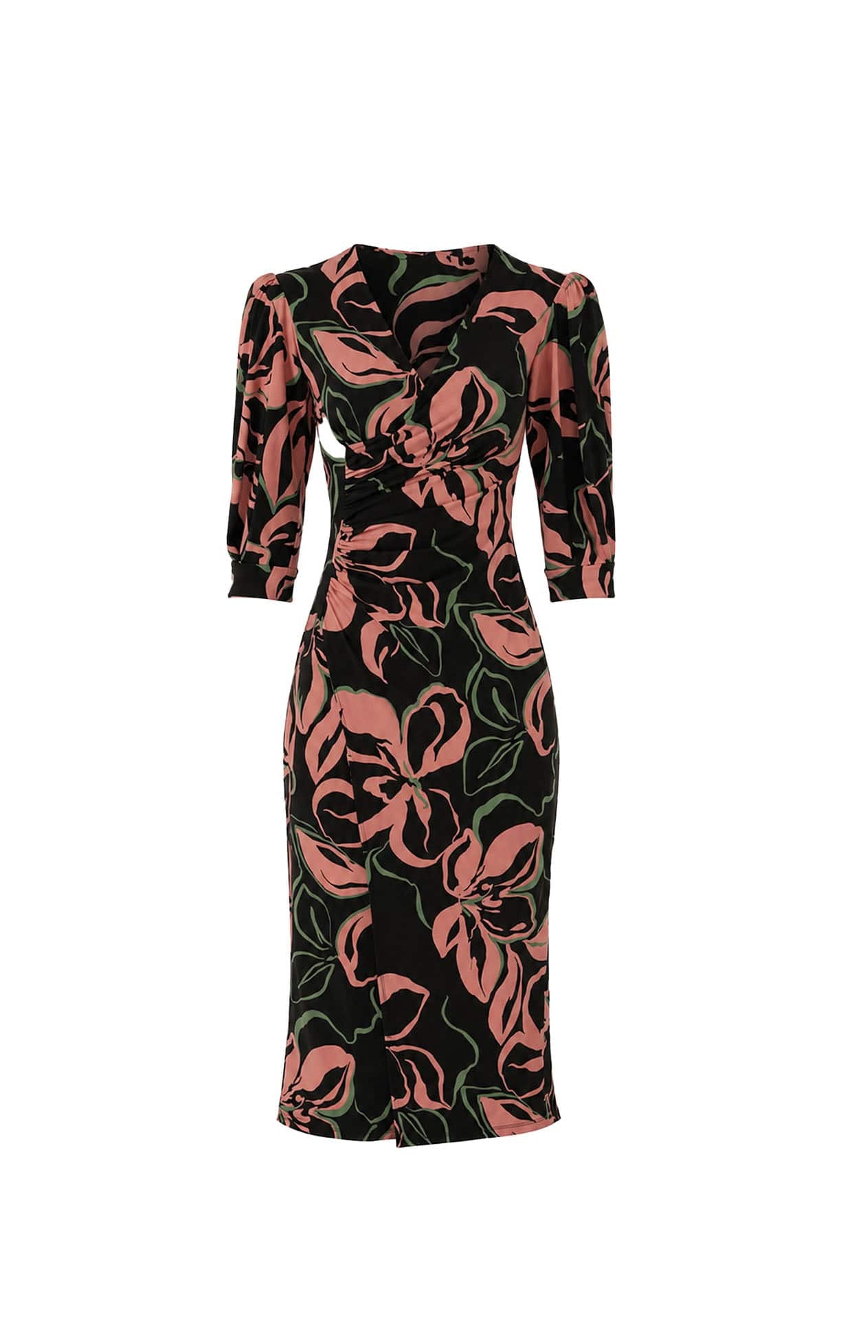 Dresses Multi Occasion ALLEGRA FAUX WRAP DRESS