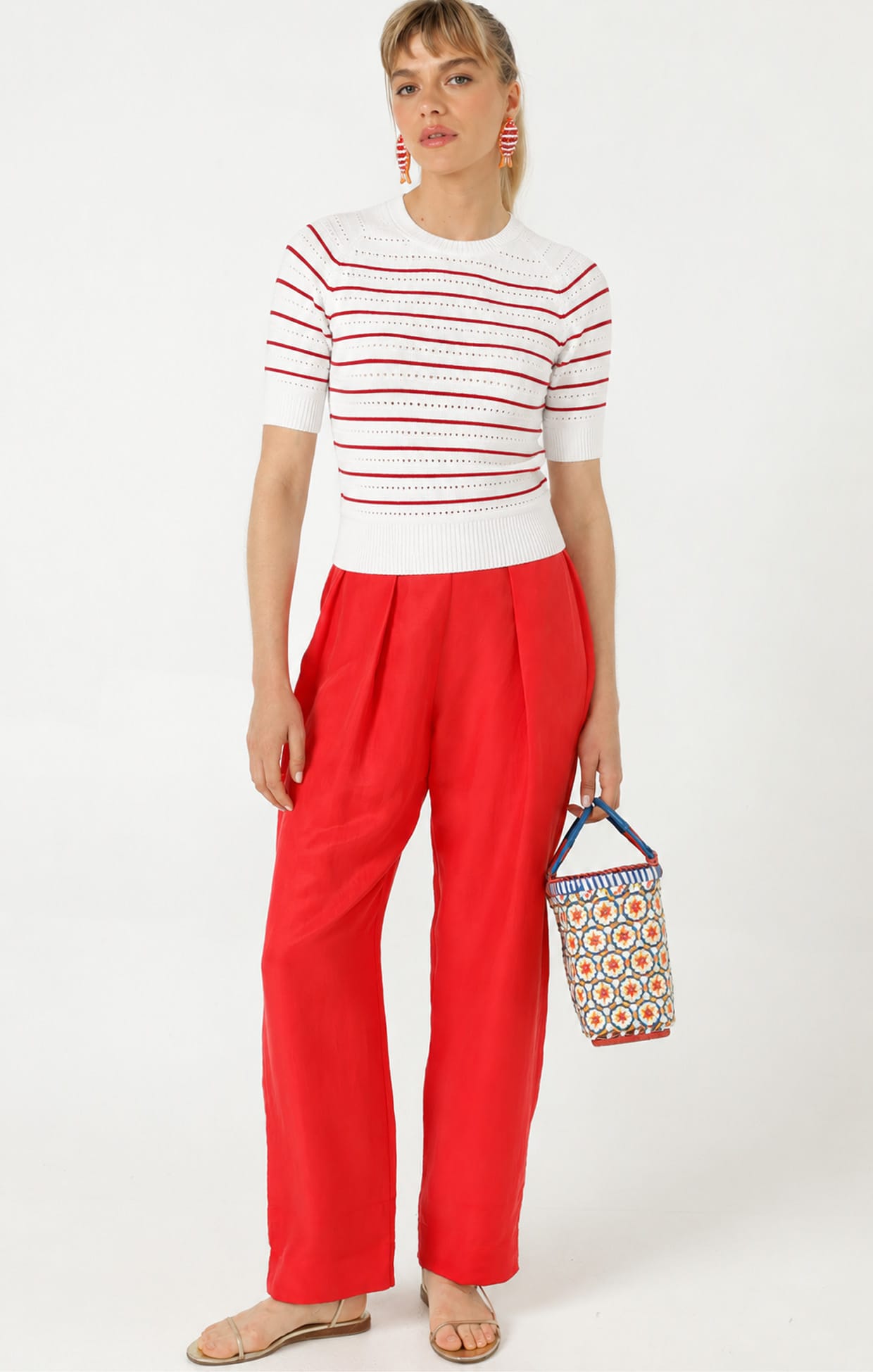 Pants Multi Occasion CORFU PANT IN FIRE