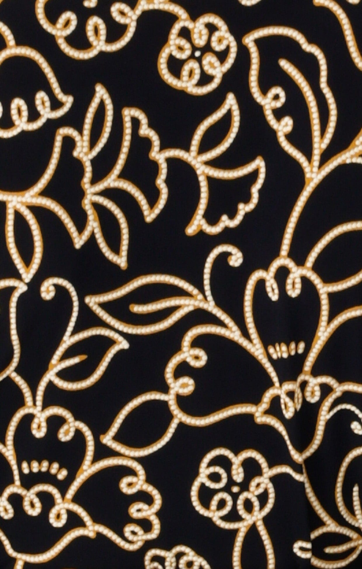 Dresses Multi Occasion REVERSE WRAP MIDI DRESS IN NAVY GOLD FLOWER