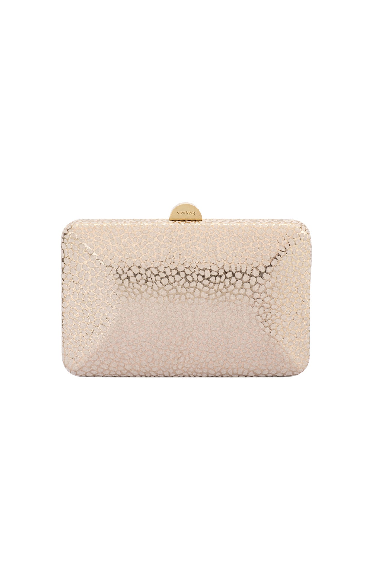 Bags OS / CHAMPAGNE FRANKIE EMBOSSED CLUTCH BAG