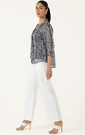 Tops Multi Occasion GABRIELLE BLOUSE IN NAVY