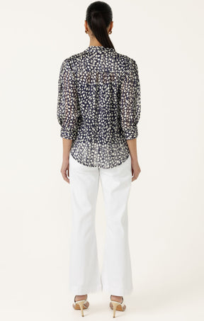 Tops Multi Occasion GABRIELLE BLOUSE IN NAVY