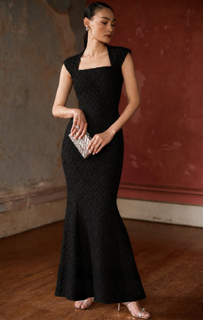 Dresses Events GALA ROYALE GOWN IN BLACK