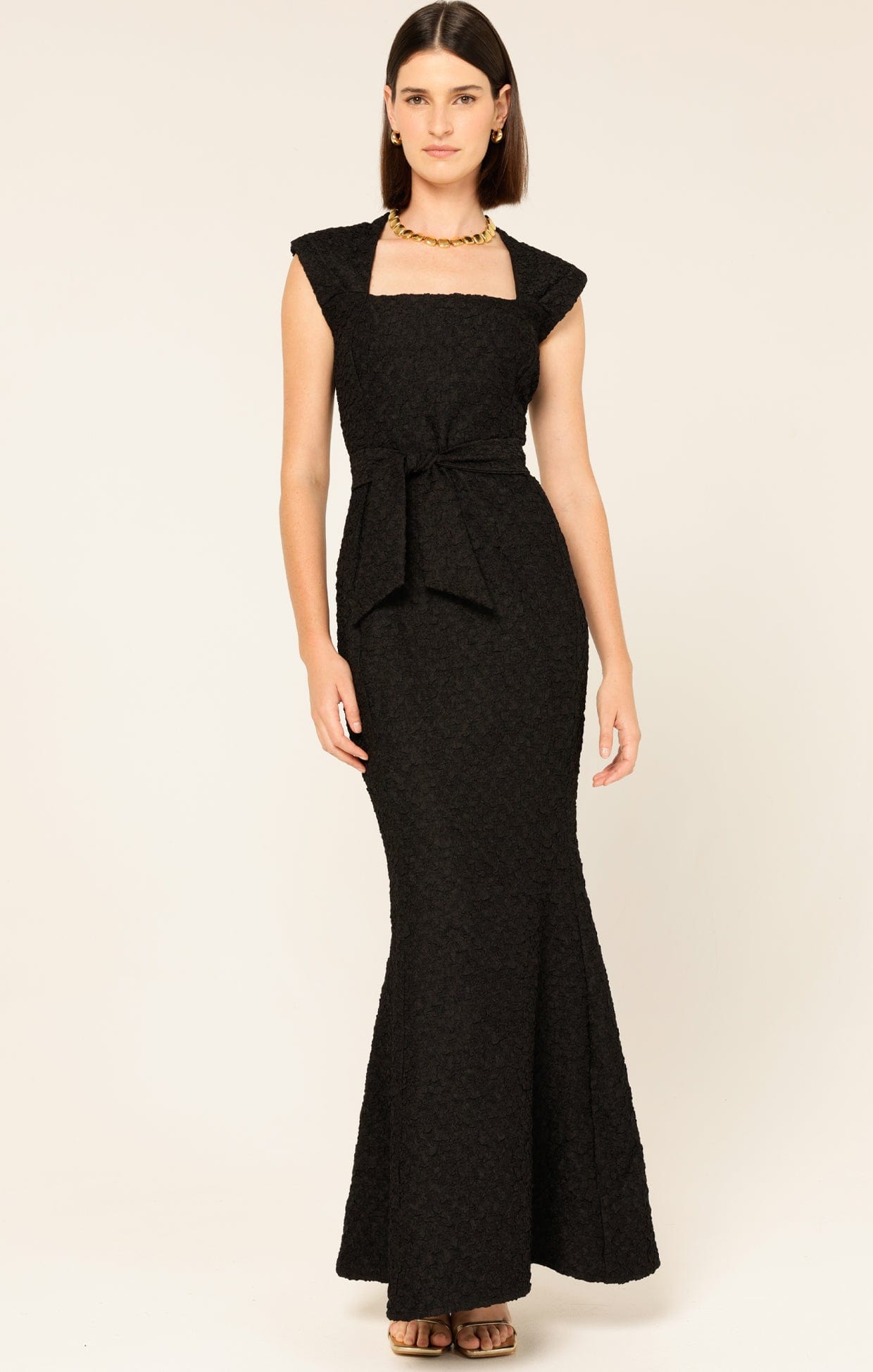 Gala Royale Long Black Formal Dress