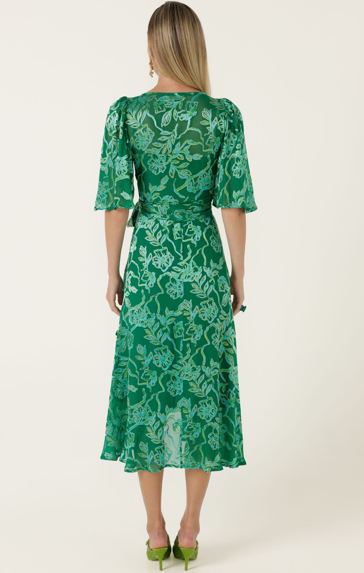 Dresses Events GARDEN MAZE WRAP DRESS