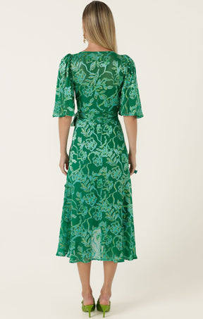 Dresses Events GARDEN MAZE WRAP DRESS
