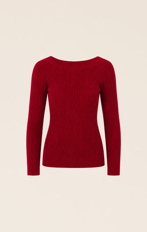 Knitwear CLAIRE KNIT IN RED