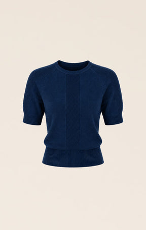 Knitwear SHORT SLEEVE RAGLAN KNIT TOP