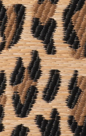 Bags OS / LEOPARD GISELLE WOVEN CLUTCH IN LEOPARD
