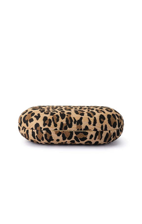 Bags OS / LEOPARD GISELLE WOVEN CLUTCH IN LEOPARD