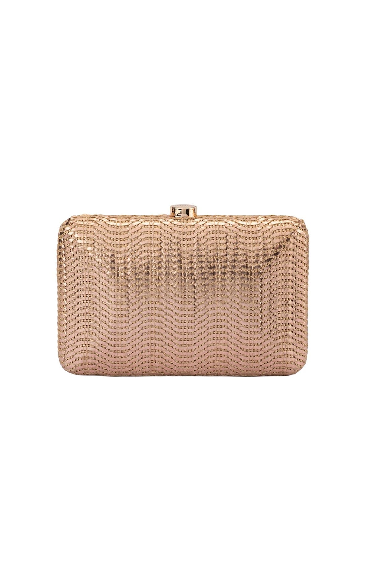 Bags OS / COPPER HANNAH TEXTURED CLUTCH BAG IN COPPER