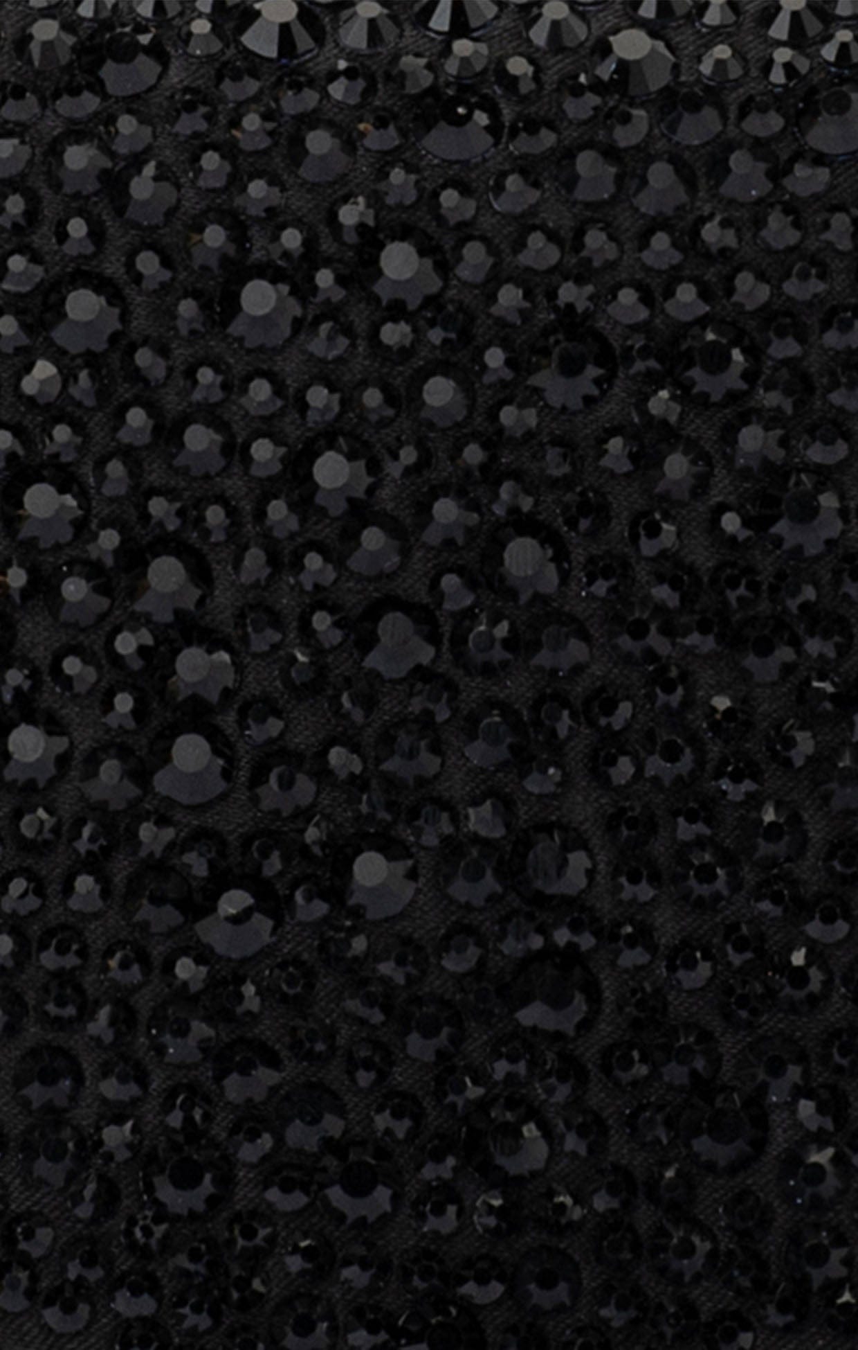 Bags OS / BLACK HATTIE CRYSTAL SHOULDRE BAG IN BLACK